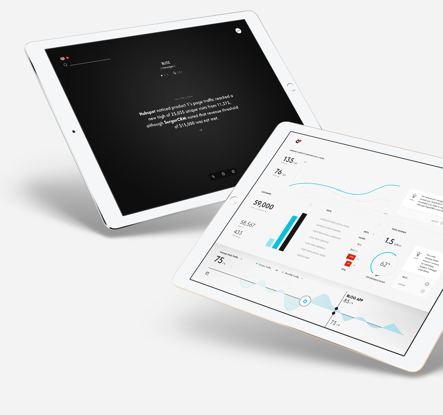 rackspace app in a ipad pro